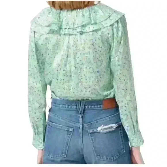 J.Crew Top in Field Day Ruffle Blouse - Picture 13 of 16